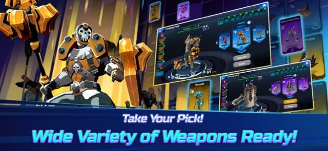 Vô vàn vũ khí cho bạn thu thập và sử dụng để đánh bại đối thủ