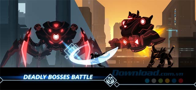 Chiến đấu với boss khổng lồ