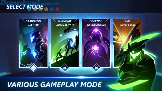 Game có nhiều chế độ chơi hấp dẫn cho bạn lựa chọn