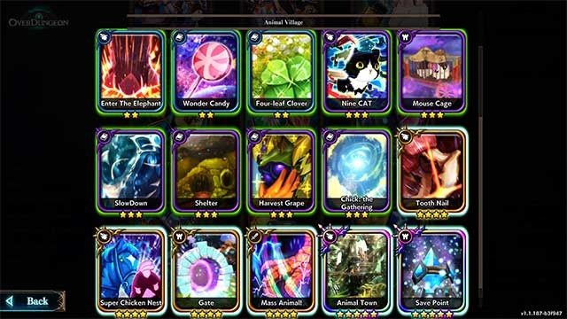 Thu thập những lá bài mạnh và độc đáo trong Over Dungeon