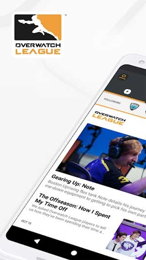 Overwatch League là ứng dụng chính thức cho giải vô địch Overwatch