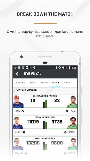 Theo dõi diễn biến và tỉ số các trận đấu trong OWL