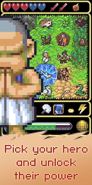 Chọn anh hùng của bạn và mở khóa sức mạnh của họ