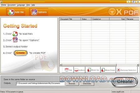 OX WMF to PDF Converter