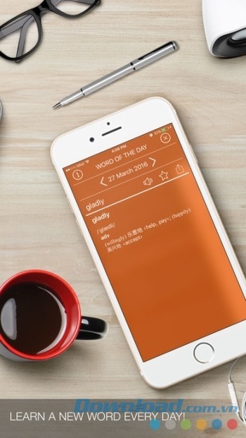 Mỗi ngày ứng dụng đề xuất 1 từ mới nổi bật