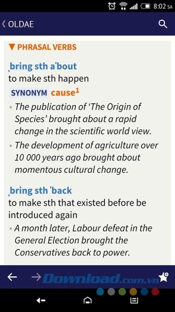 Tra cứu từ trên Oxford Learner's Dictionary of Academic English