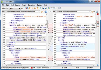 oXygen XML Diff for Linux