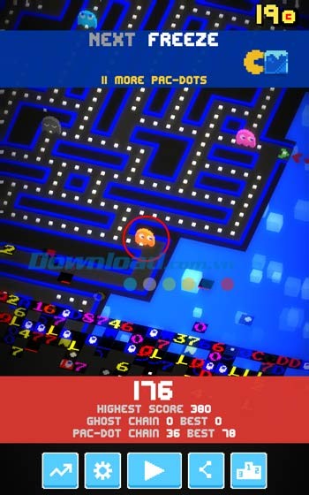 Dũng sĩ Pac-man trong PAC-MAN 256
