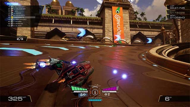 Pacer là game đua xe không trọng lực mãn nhãn dành cho fan của game tốc độ