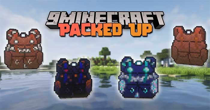Packed Up Mod 1.17.1 giới thiệu vào Minecraft nhiều loại ba lô khổng lồ
