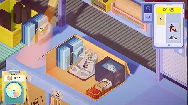 Packing Life là game mô phỏng đóng gói hàng hóa thư giãn