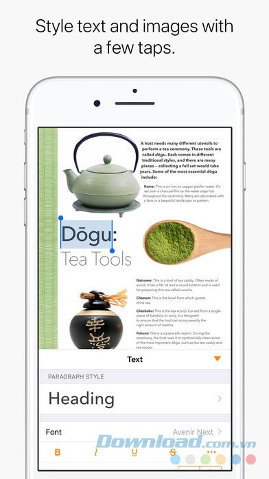 Định dạng chữ, ảnh