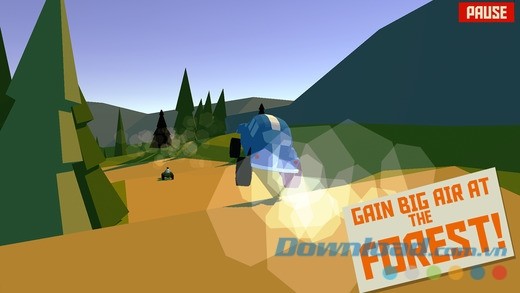 Tận hưởng không khí trong lành ở khu rừng xanh trong Pako - Car Chase Simualator cho iOS