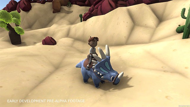 Game Paleo Pines sở hữu đồ họa đẹp, đầy màu sắc