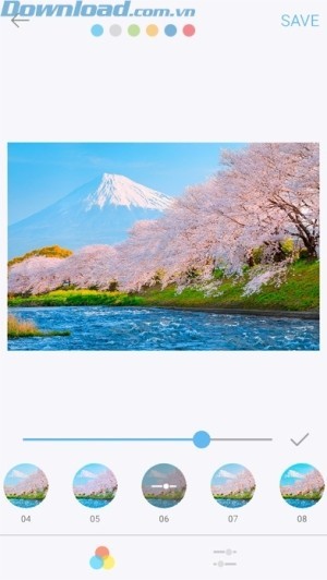 Bộ lọc tạo nước ảnh sáng và trong hơn