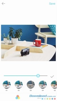 Palette Navy cho Android lọc hình đẹp