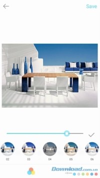 Palette Navy cho Android phủ sắc biển lên ảnh