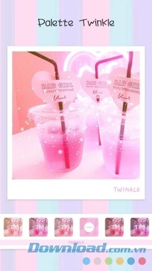 Palette Twinkle cho Android chụp ảnh đồ ăn