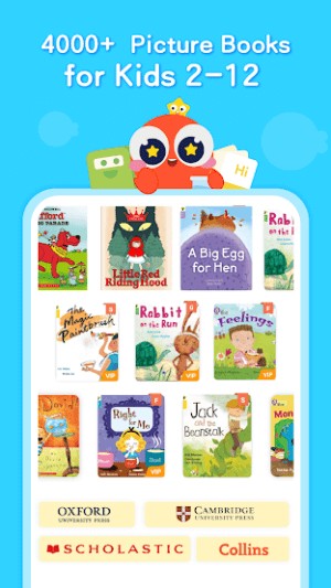 PalFish Reading có hàng nghìn cuốn sách ảnh dành cho trẻ em từ 2-12 tuổi