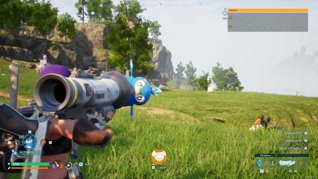 Sau khi kích hoạt Pengullet Cannon, bạn sẽ có trong tay Súng phóng Pengullet