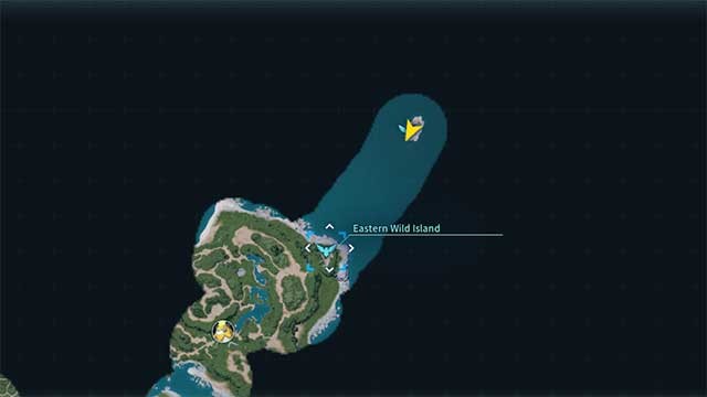 Vị trí dễ nhất để đến đấu trường PvP là từ Eastern Wild Island