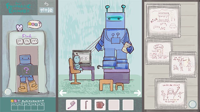 Pam's Fantastic Adventures gồm 2 trò chơi Escape Room và 1 trò chơi hợp nhất