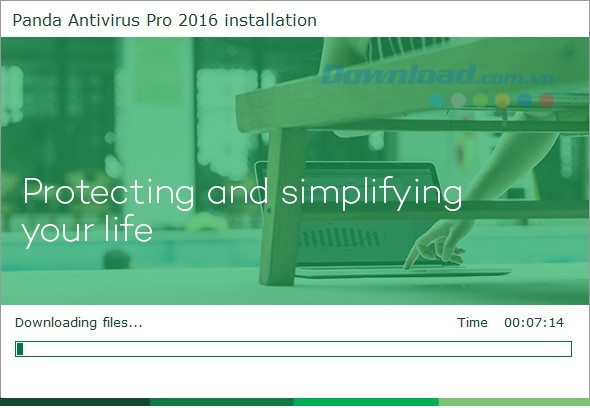 Quá trình cài đặt online