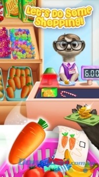 Mua sắm thoải mái trong Panda Lu Baby Bear City cho Android