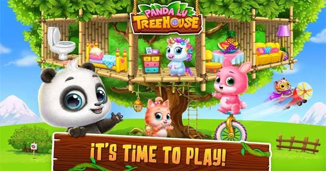 Xây dựng một ngôi nhà trên cây của riêng bé trong Panda Lu Treehouse cho Android