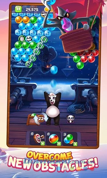 Chướng ngại vật trong game Panda Pop