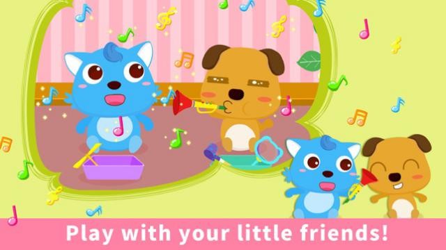 Chơi cùng những người bạn nhỏ thật vui