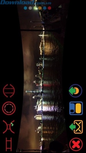 chế độ xem uốn cong