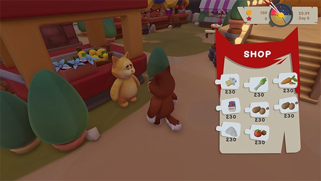 Thu thập nguyên liệu tươi ngon để tạo ra những món ăn hấp dẫn trong Pao Pao game