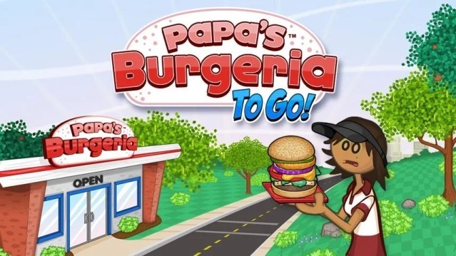 Quản lý nhà hàng bán bánh burger trong game Papa's Burgeria To Go!