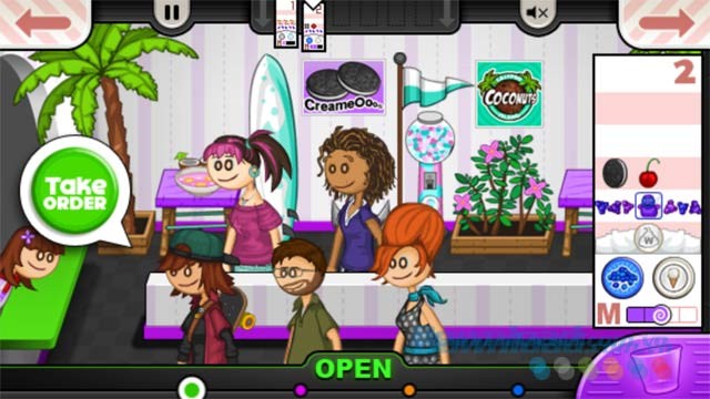 Thực hiện quy trình làm ra kem tại mỗi khu vực quy định riêng của cửa tiệm