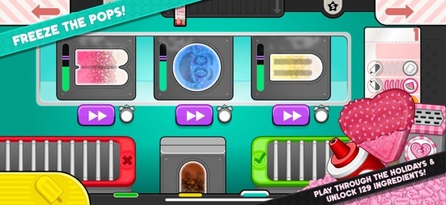 Làm đông hỗn hợp kem và chuẩn bị phục vụ khách hàng