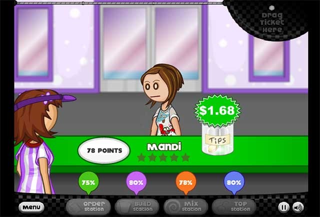 Giao đơn hàng cho khách và nhận tiền boa