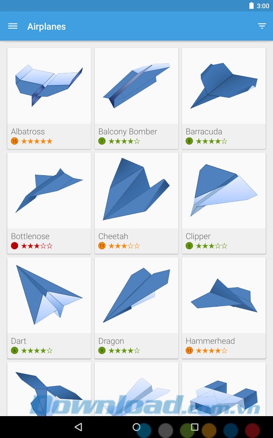 Ứng dụng dạy gấp giấy Paper Airplanes