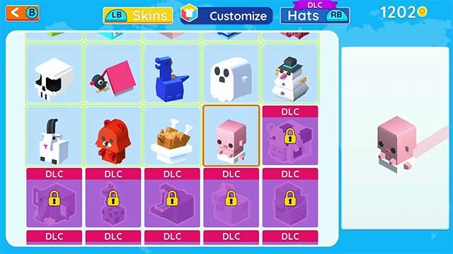 Game Paper io 2 có 14 giao diện để bạn thay đổi diện mạo cho nhân vật