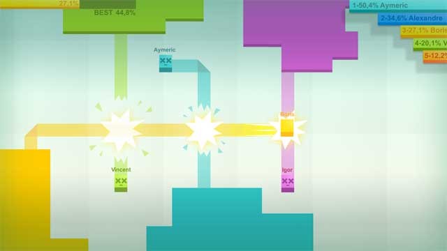 Để sở hữu các vùng đất trong Paper.io, bạn phải tô màu lên các khu vực đó