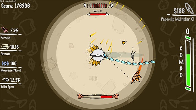 Đánh bại boss khủng để bảo vệ hành tinh giấy