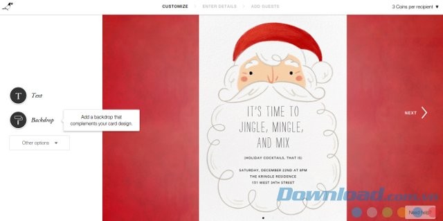 Cá nhân hóa thiệp