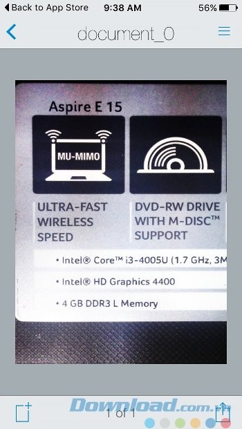 Xem trước bản scan