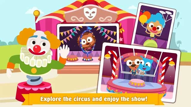 Khám phá rạp xiếc và xem những màn biểu diễn ảo thuật kỳ diệu và vui nhộn