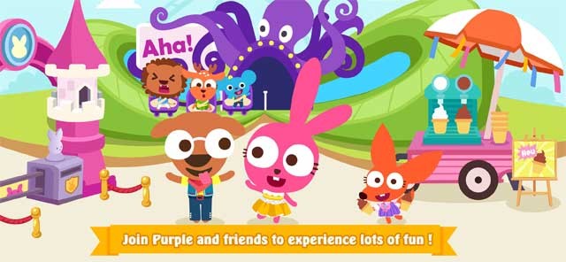 Cùng thỏ hồng và những người bạn khác vui chơi trong công viên giải trí Papo Town Amusement Park
