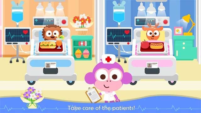 Chữa trị và chăm sóc cho các bệnh nhân thật chu đáo từ bữa ăn đến giấc ngủ