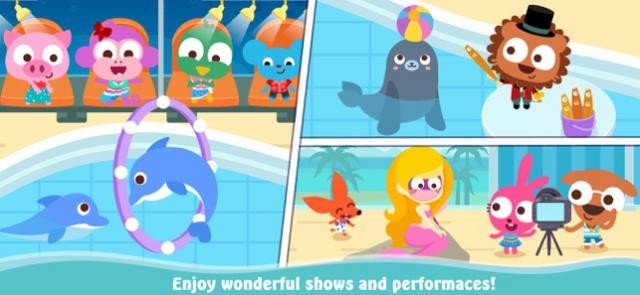 Thưởng thức các chương trình biểu diễn vui nhộn trong Papo Town Ocean Park