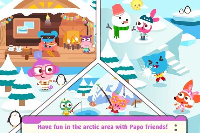 Trải nghiệm những địa điểm nổi tiếng trên thế giới trong Papo Town: Travel Android