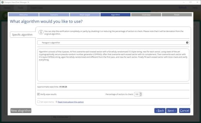 Paragon Hard Disk Manager for Windows lưu giữ thông tin nhạy cảm an toàn