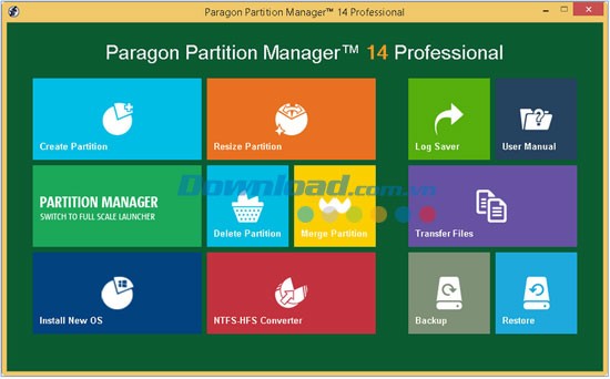 Paragon Partition Manager 14 Professional
